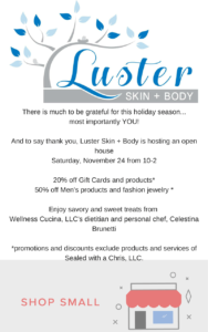 shop small saturday at luster in albuquerque